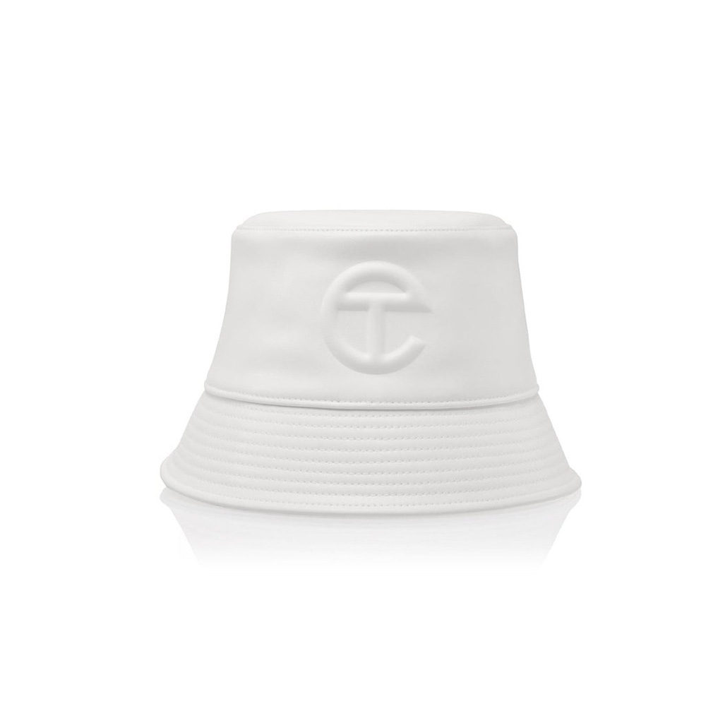 Telfar White Bucket Hat